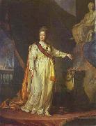 Dmitry Levitzky Catherine II as Legislator in the Temple of the Goddess of Justice oil